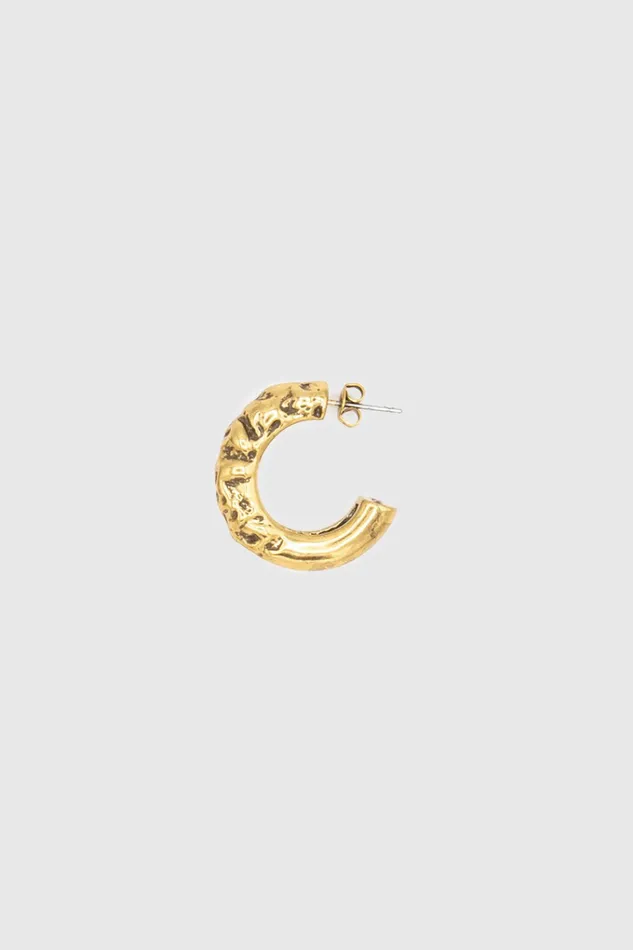 Rebecca Minkoff Dual Texture Hoop Earring Women Jewelry