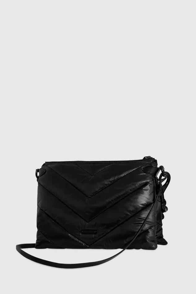 Rebecca Minkoff Edie Maxi Crossbody Black Women Crossbody Bags