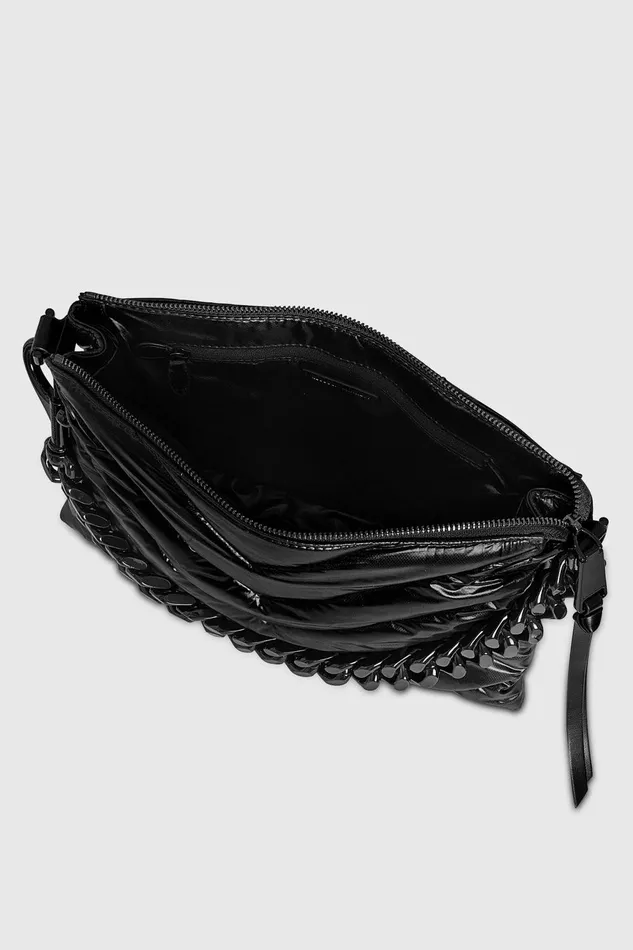 Rebecca Minkoff Edie Maxi Crossbody Black Women Crossbody Bags