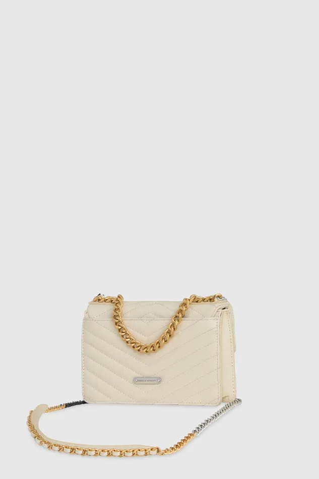 Rebecca Minkoff Edie Mini Crossbody On A Chain Chantilly Women Crossbody Bags