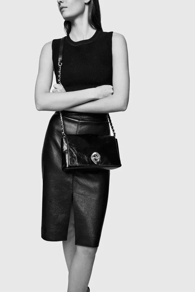 Rebecca Minkoff G Crossbody Blackwhite Women Crossbody Bags
