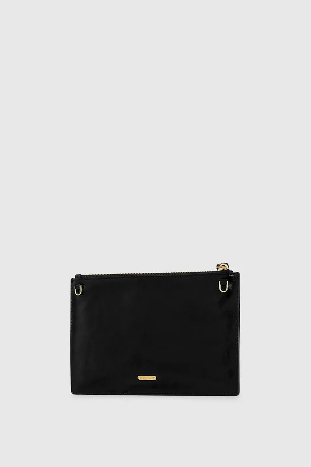 Rebecca Minkoff Large Celestial Studded Pouch Black Women Wallets