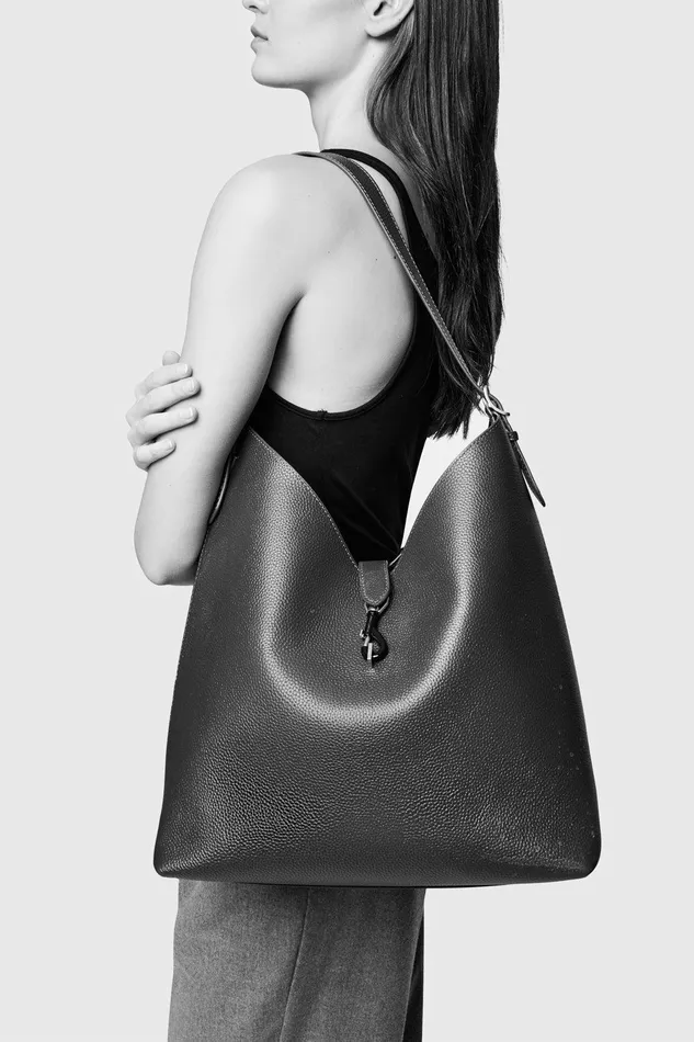Rebecca Minkoff Megan Hobo Black Women Hobo Bags
