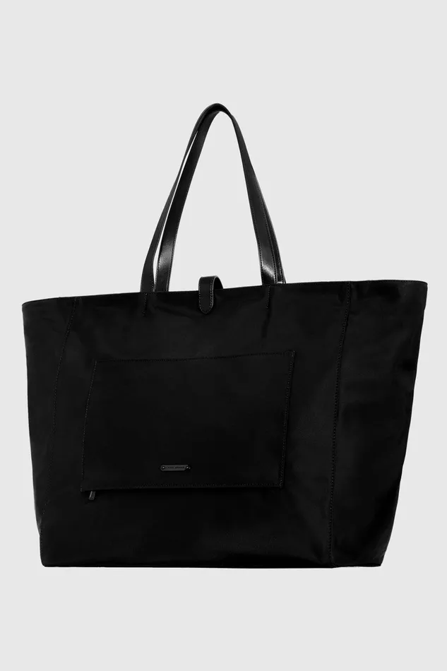 Rebecca Minkoff Megan Weekender Tote Blackblack Shellac Women Tote Bags