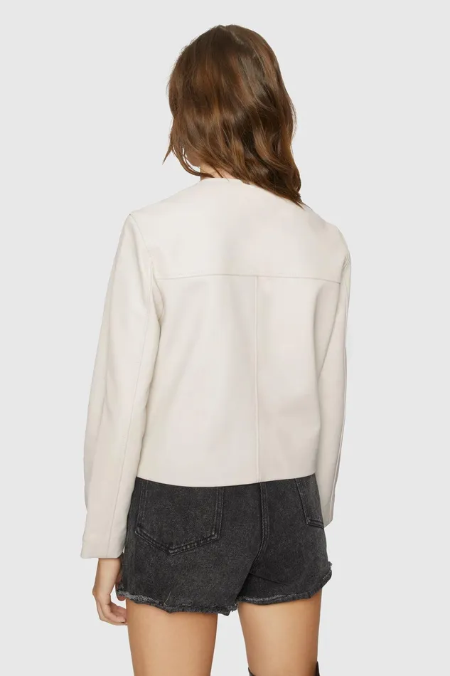 Rebecca Minkoff Taryn Jacket White Women Leather