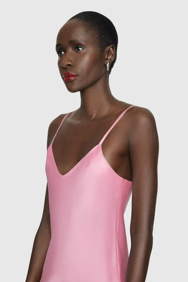 Rebecca Minkoff Verona Slip Dress Light Wisteria Women Dresses