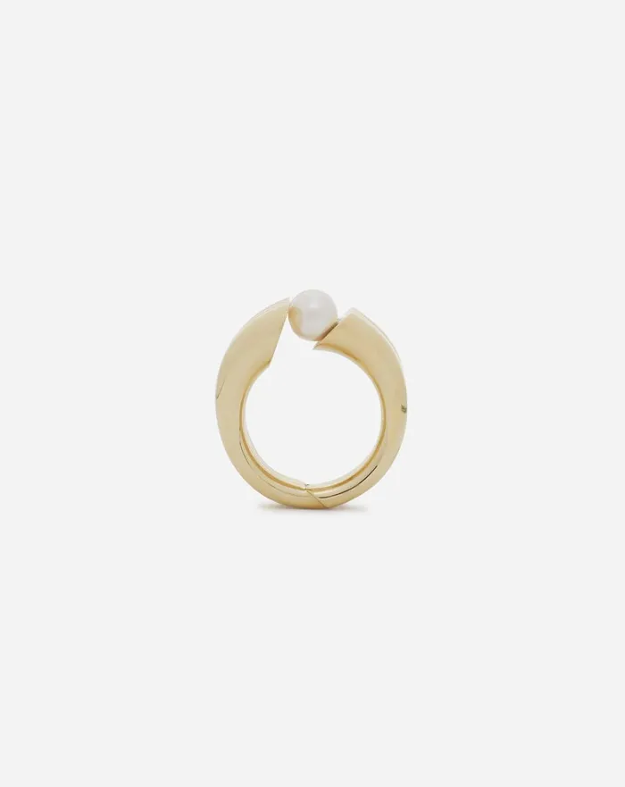 Squence Pearls Ring Goldpearl Women Lanvin Jewelry