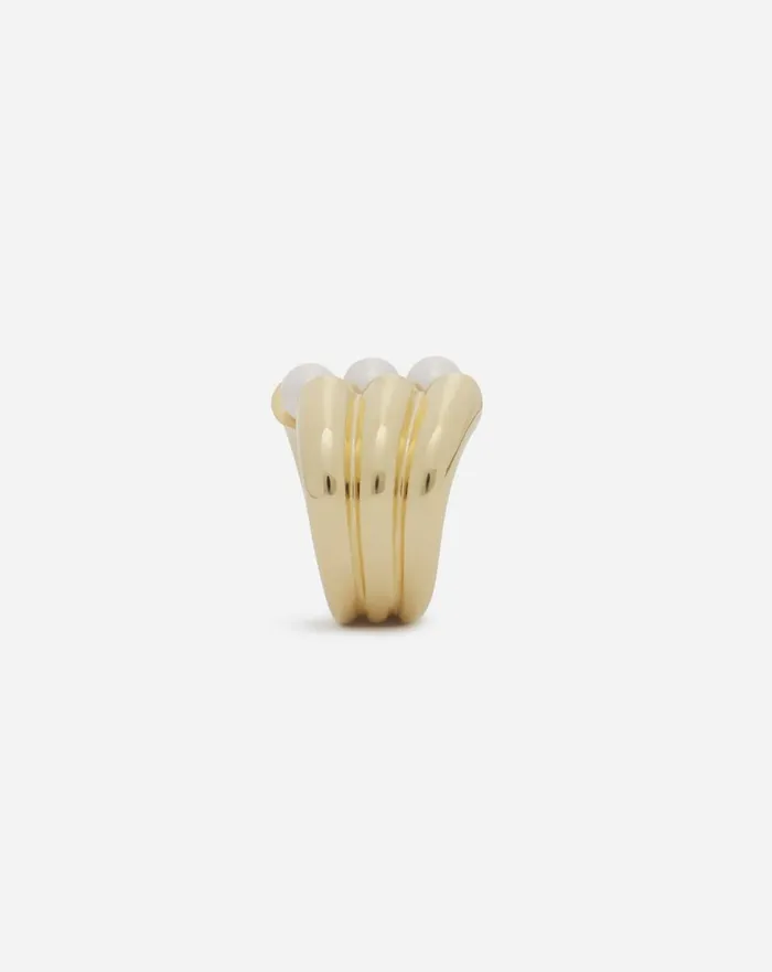 Squence Pearls Ring Goldpearl Women Lanvin Jewelry