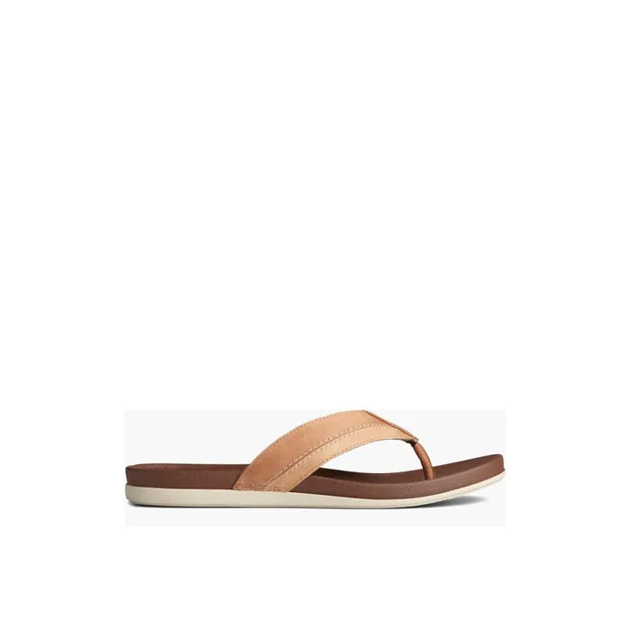 Sandals Men Sperry PLUSHWAVE Thong Sandal Medium Beige
