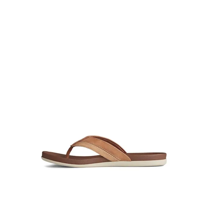Sandals Men Sperry PLUSHWAVE Thong Sandal Medium Beige