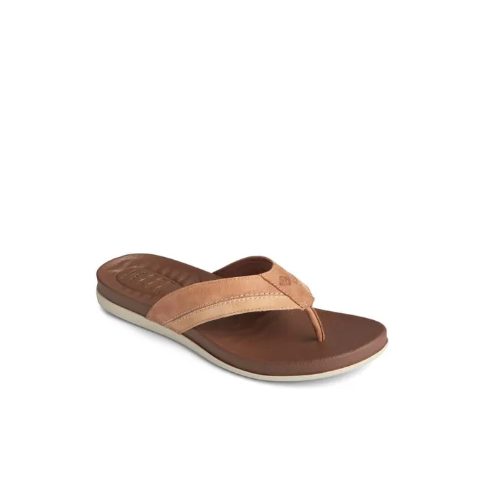 Sandals Men Sperry PLUSHWAVE Thong Sandal Medium Beige