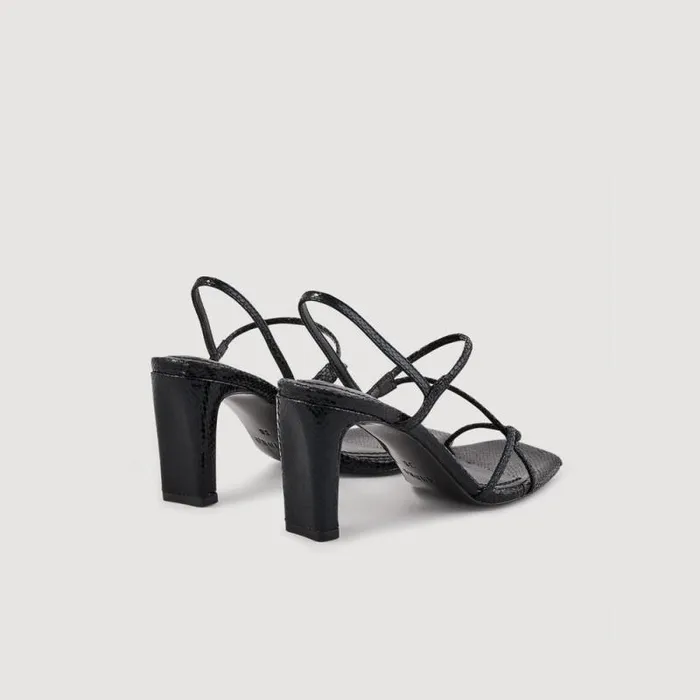 Sandals Women SANDRO Sandals With Narrow Straps Black