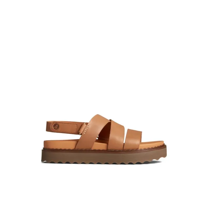 Sandals Women Sperry Cami Flatform Sandal Medium Beige