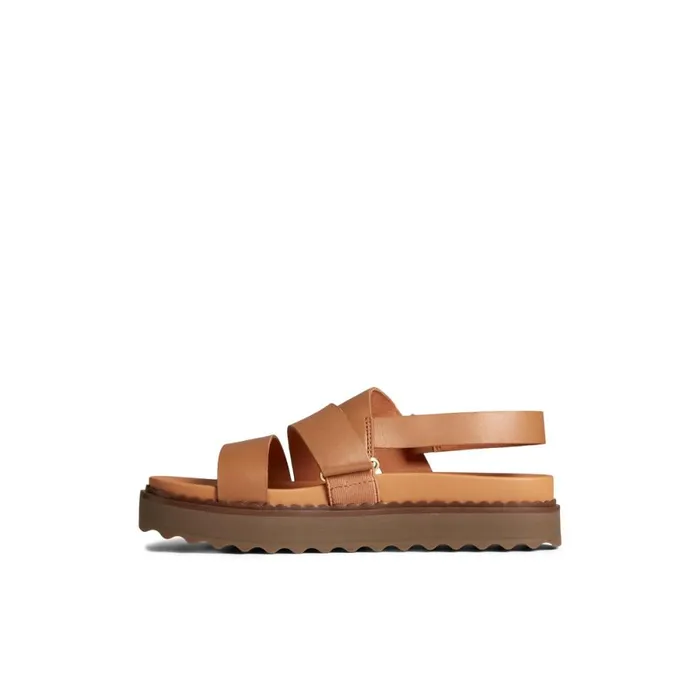 Sandals Women Sperry Cami Flatform Sandal Medium Beige