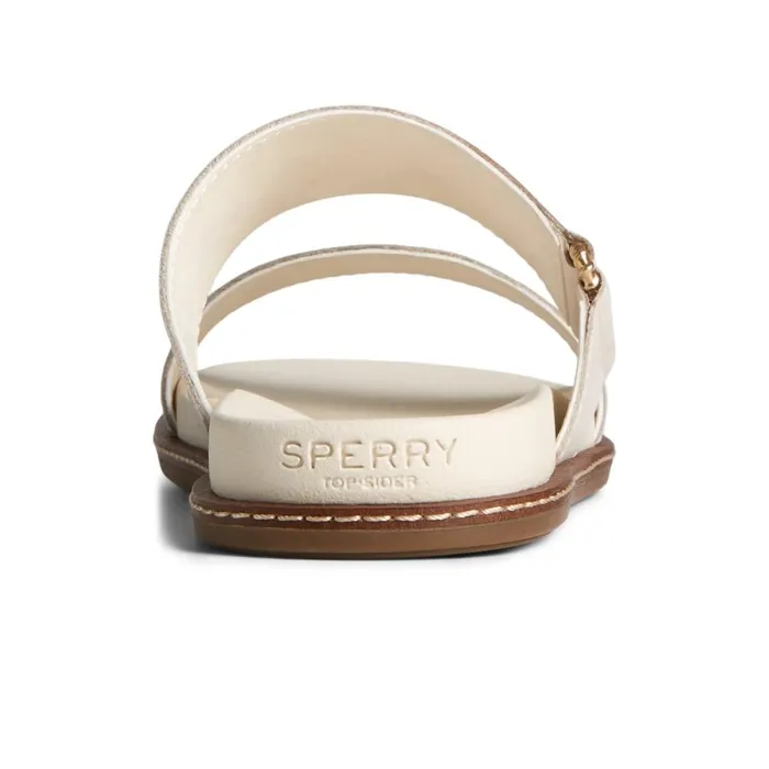 Sandals Women Sperry Waveside PLUSHWAVE Slide Sandal Bone