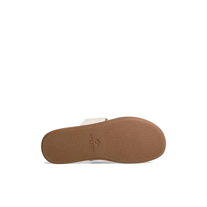 Sandals Women Sperry Waveside PLUSHWAVE Slide Sandal Bone