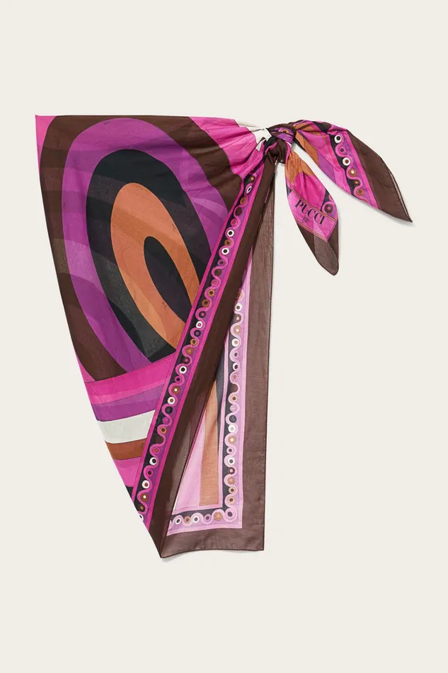 Sarong Women PUCCI IridePrint Cotton Pareo