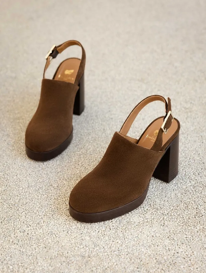 Savannah Rockies Brown Women Bobbies Platforms and Clogs