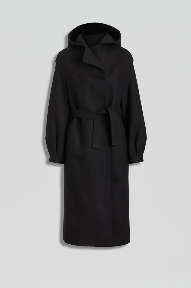 Scanlan Theodore Coats Women HOODED DUFFLE BLACK