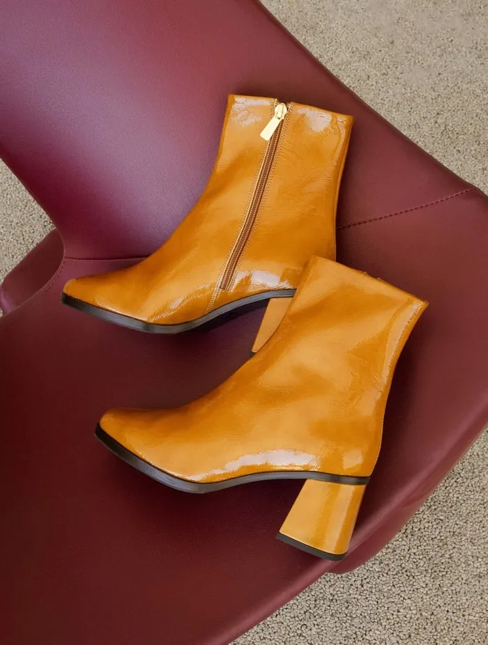 Scarlett Mustard Women Bobbies Ankle Boots Scarlett Mustard Women Bobbies Ankle Boots