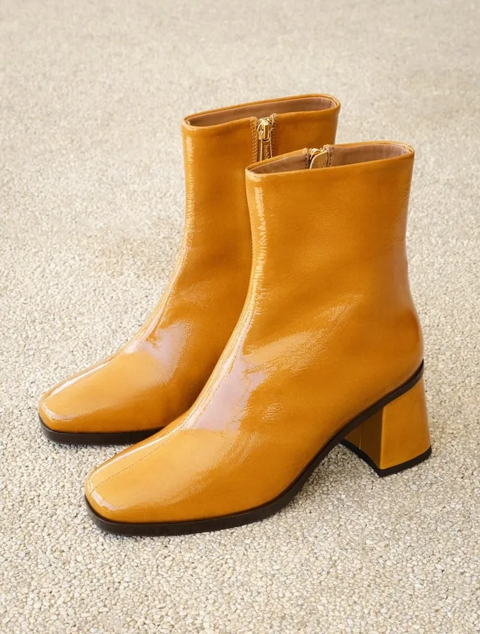 Scarlett Mustard Women Bobbies Ankle Boots Scarlett Mustard Women Bobbies Ankle Boots