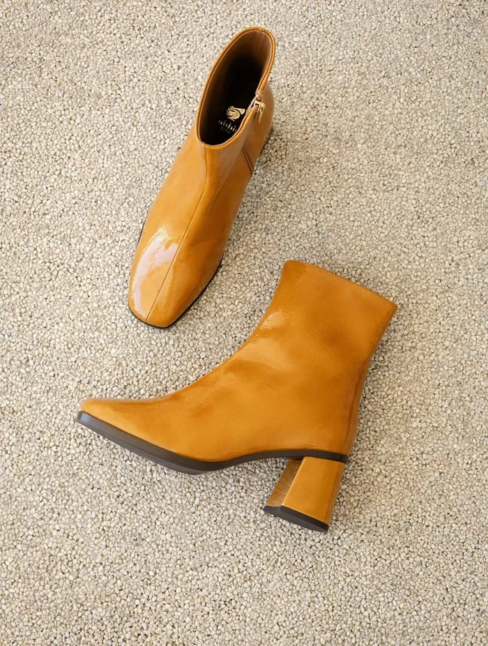 Scarlett Mustard Women Bobbies Ankle Boots Scarlett Mustard Women Bobbies Ankle Boots