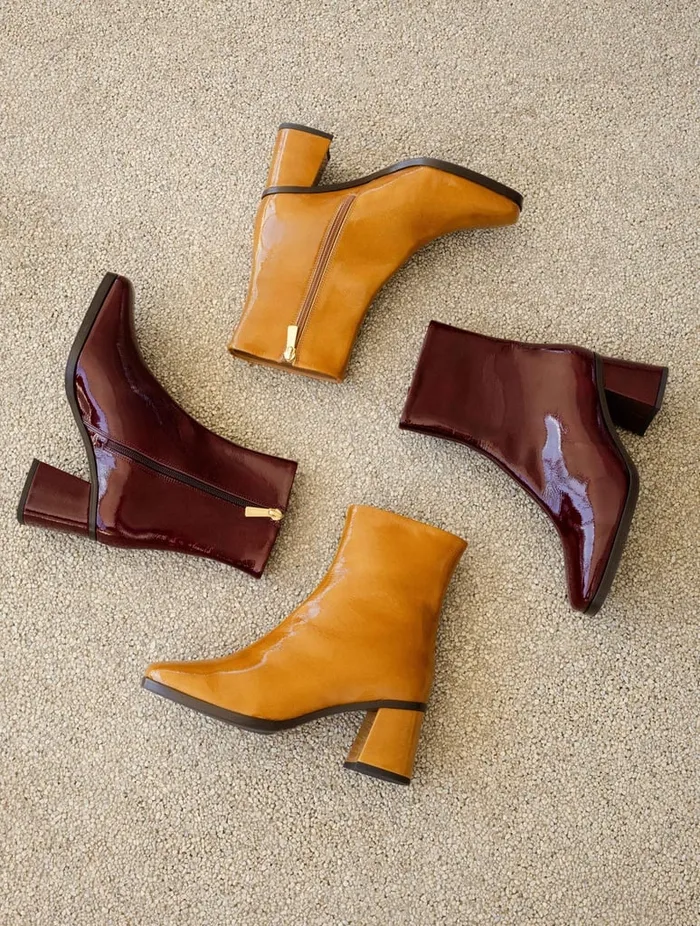 Scarlett Mustard Women Bobbies Ankle Boots Scarlett Mustard Women Bobbies Ankle Boots