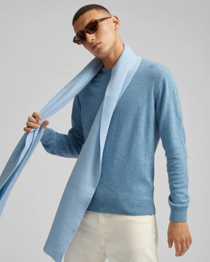 Scarves Merino Wool Scarf 8211 Optical White Colorfulstandard Men
