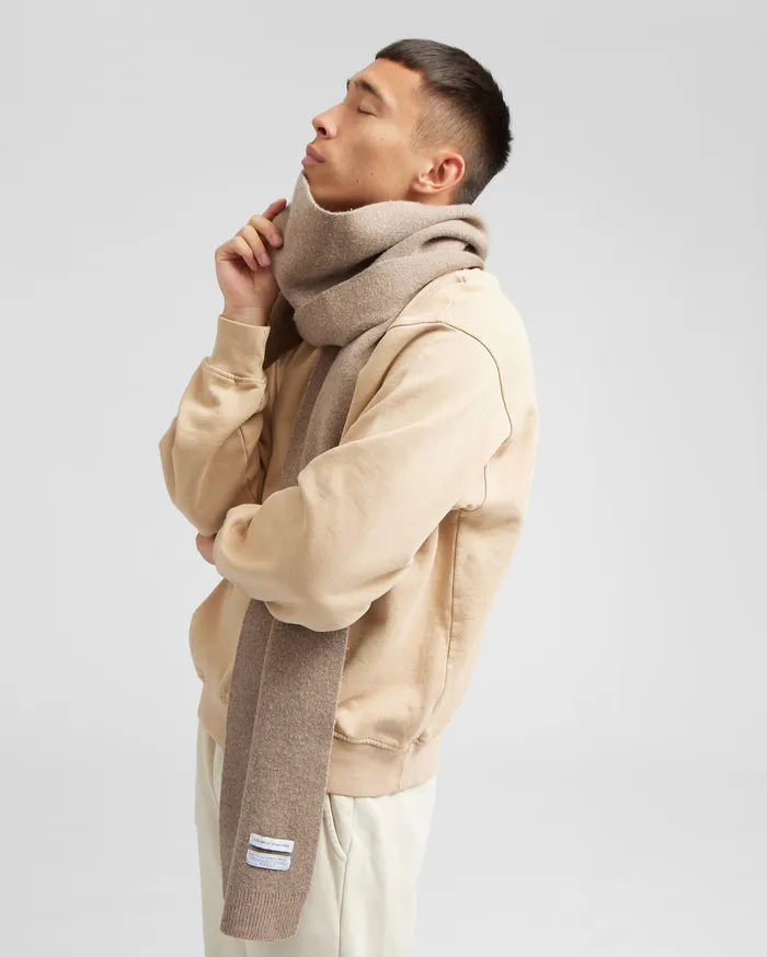 Scarves Merino Wool Scarf 8211 Optical White Colorfulstandard Men