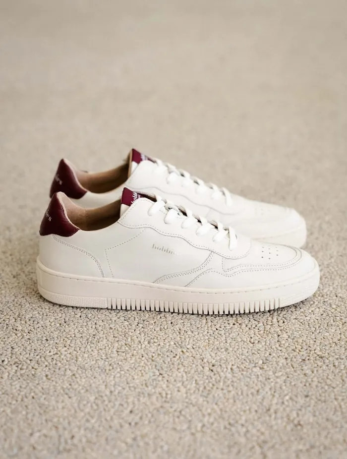 Scott Off White and Garnet Women Bobbies Sneakers