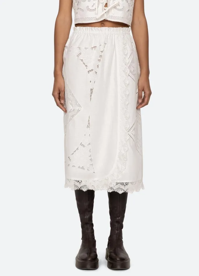 Sea New York Bottoms Women Edith Skirt White