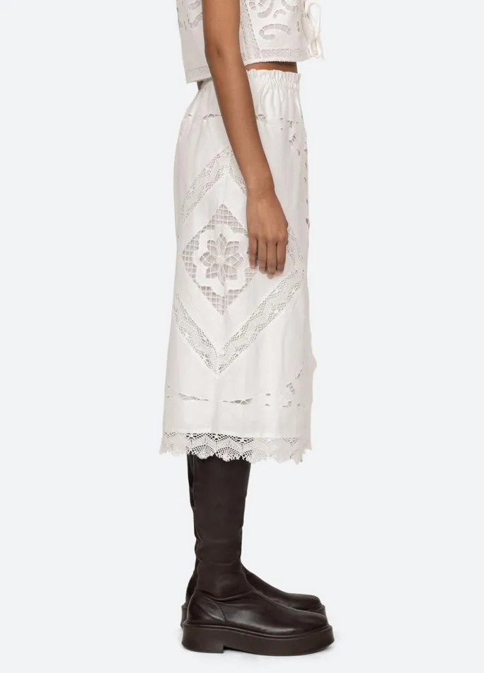Sea New York Bottoms Women Edith Skirt White