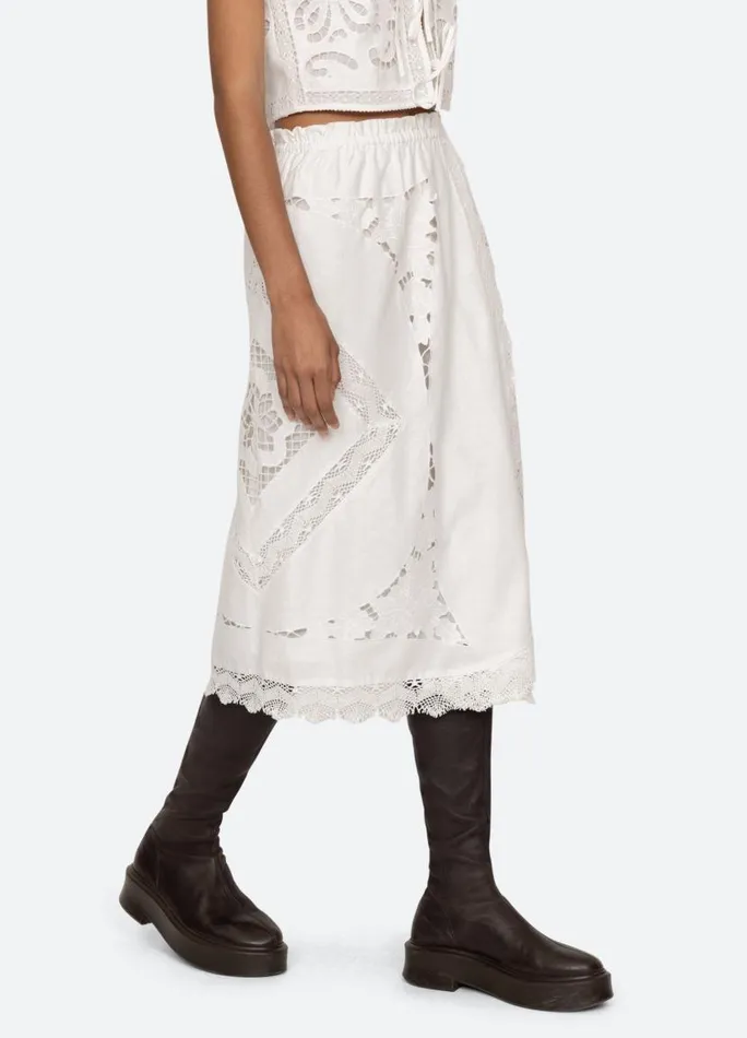Sea New York Bottoms Women Edith Skirt White