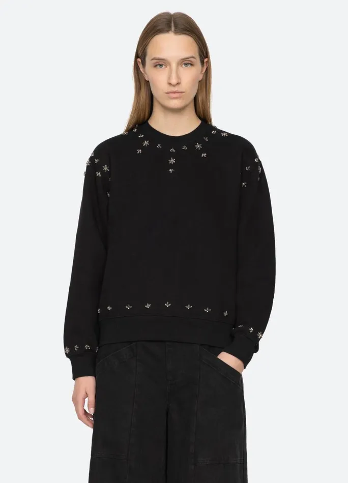 Sea New York Tops Women Caryl Sweatshirt Black