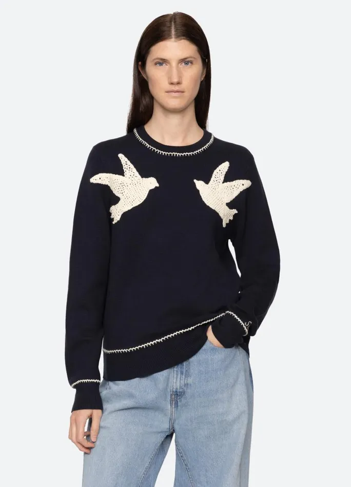 Sea New York Tops Women Sally Sweater Navy