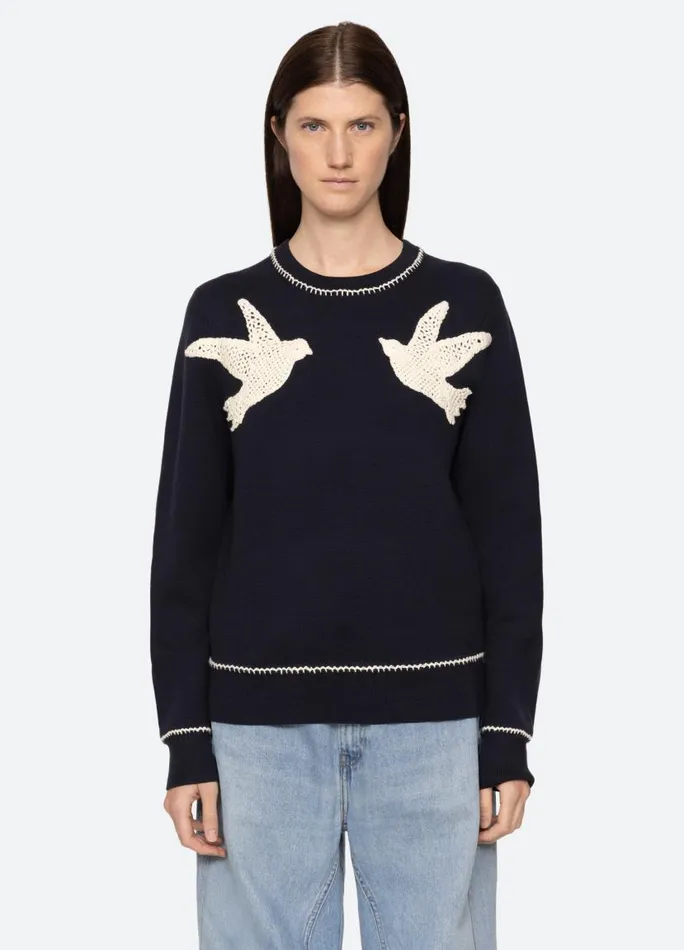 Sea New York Tops Women Sally Sweater Navy Sea New York Tops Women Sally Sweater Navy