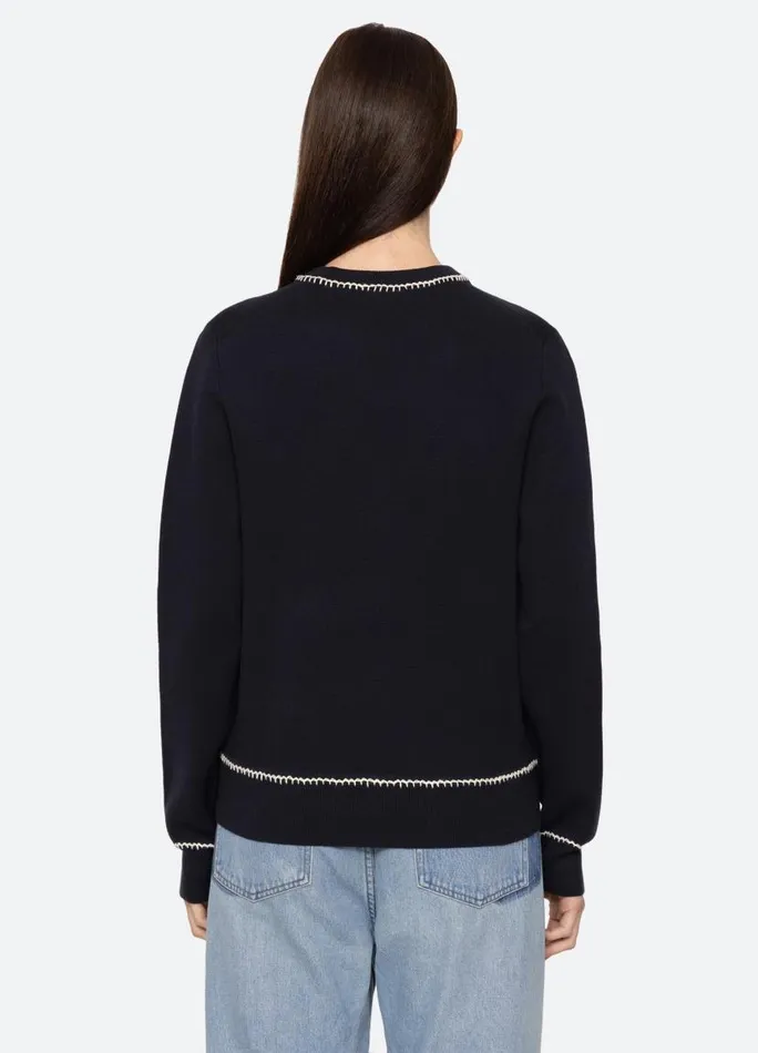 Sea New York Tops Women Sally Sweater Navy Sea New York Tops Women Sally Sweater Navy