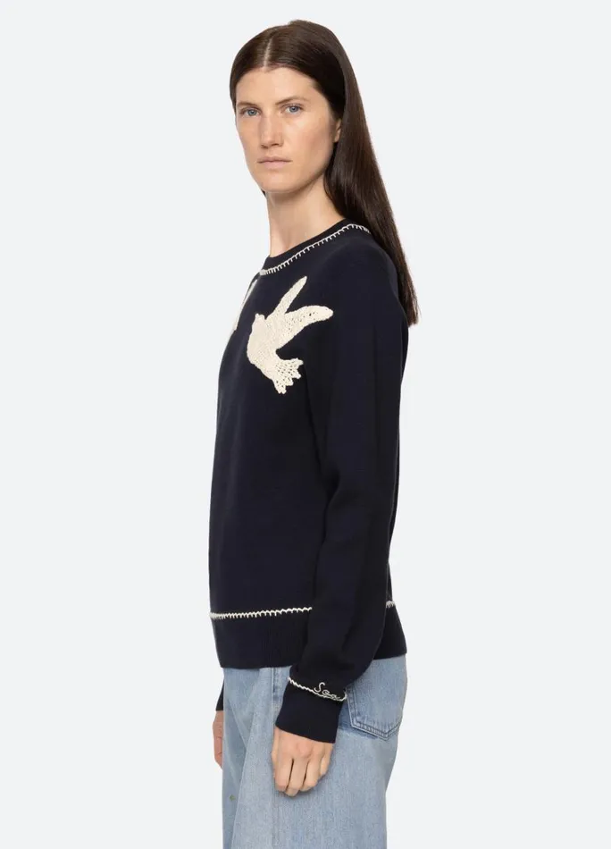 Sea New York Tops Women Sally Sweater Navy Sea New York Tops Women Sally Sweater Navy