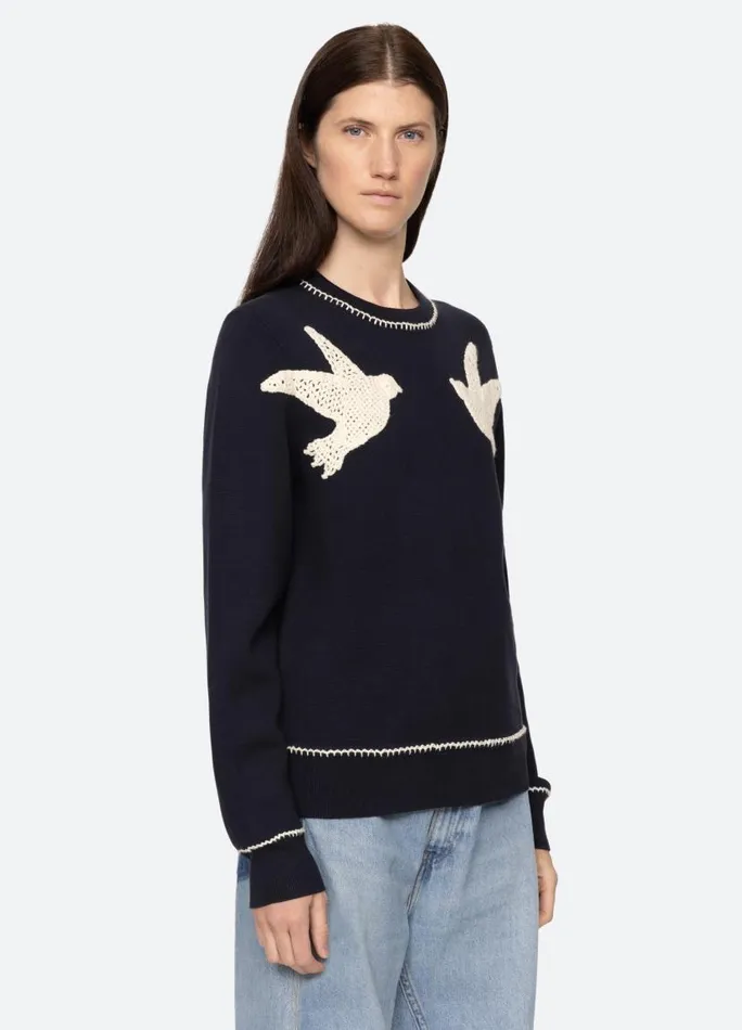 Sea New York Tops Women Sally Sweater Navy Sea New York Tops Women Sally Sweater Navy