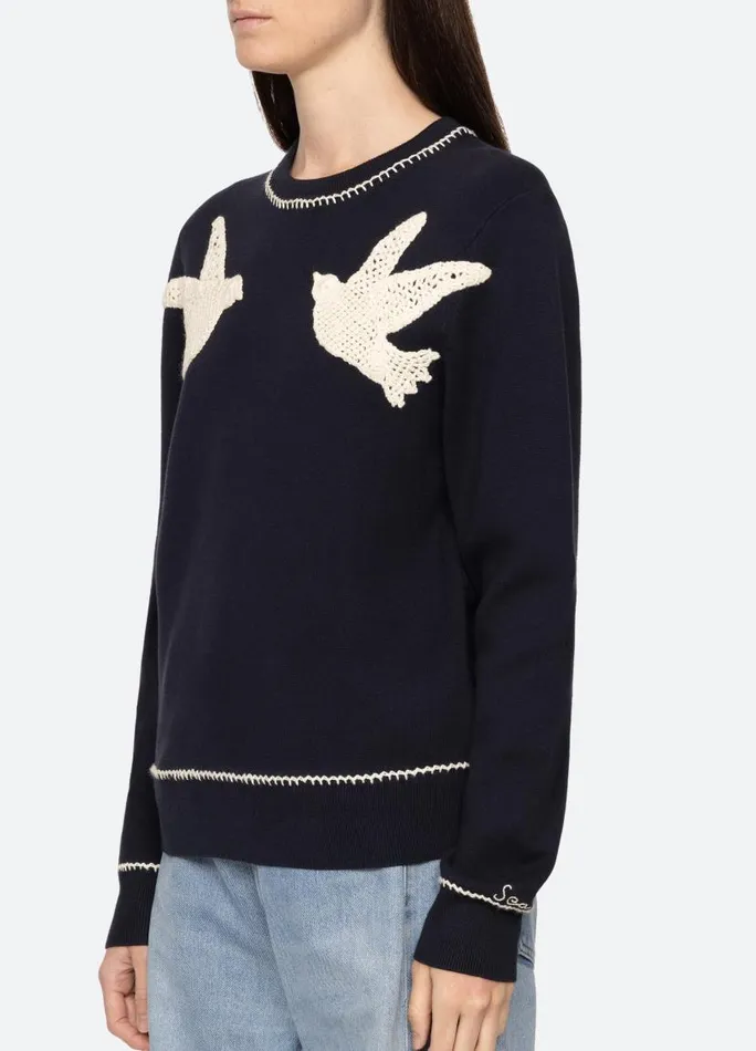 Sea New York Tops Women Sally Sweater Navy Sea New York Tops Women Sally Sweater Navy