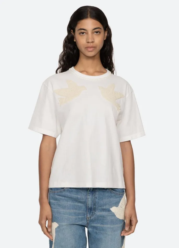 Sea New York Tops Women Sally TShirt Charcoal Sea New York Tops Women Sally TShirt Charcoal
