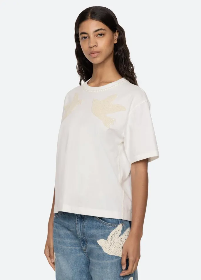 Sea New York Tops Women Sally TShirt Charcoal Sea New York Tops Women Sally TShirt Charcoal
