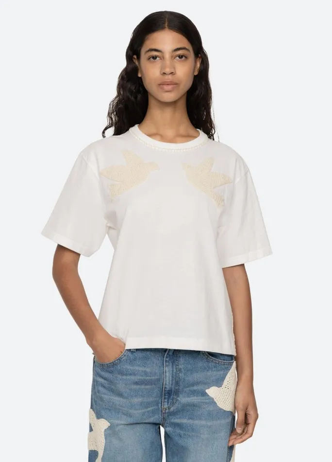 Sea New York Tops Women Sally TShirt Charcoal Sea New York Tops Women Sally TShirt Charcoal