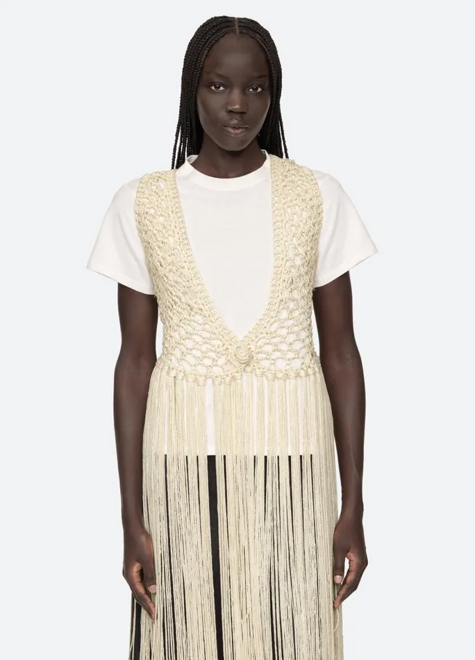 Sea New York Tops Women Simonne Vest Cream
