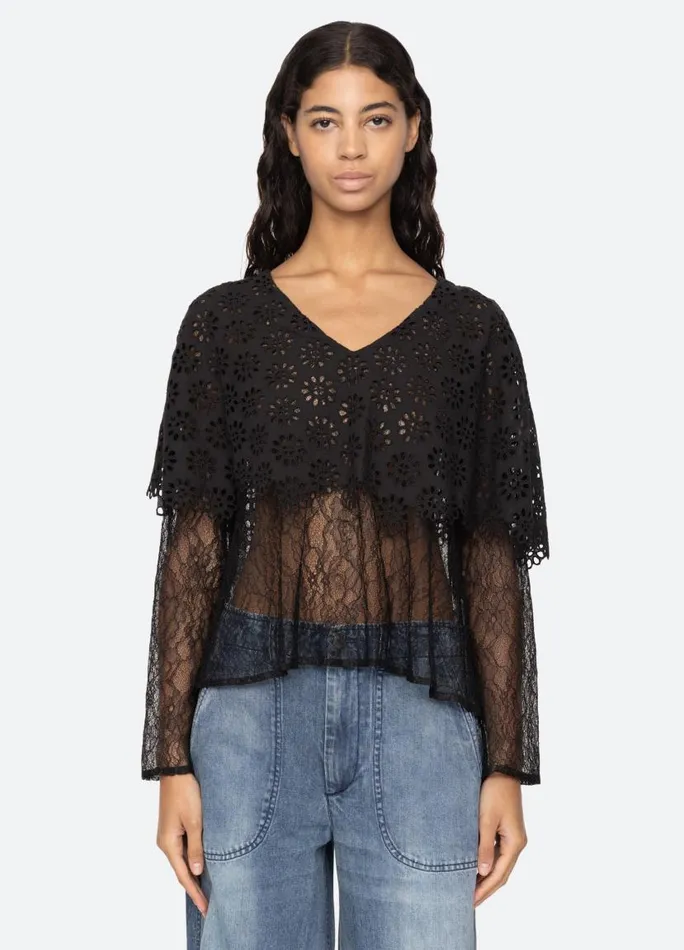 Sea New York Tops Women Vale Top Black