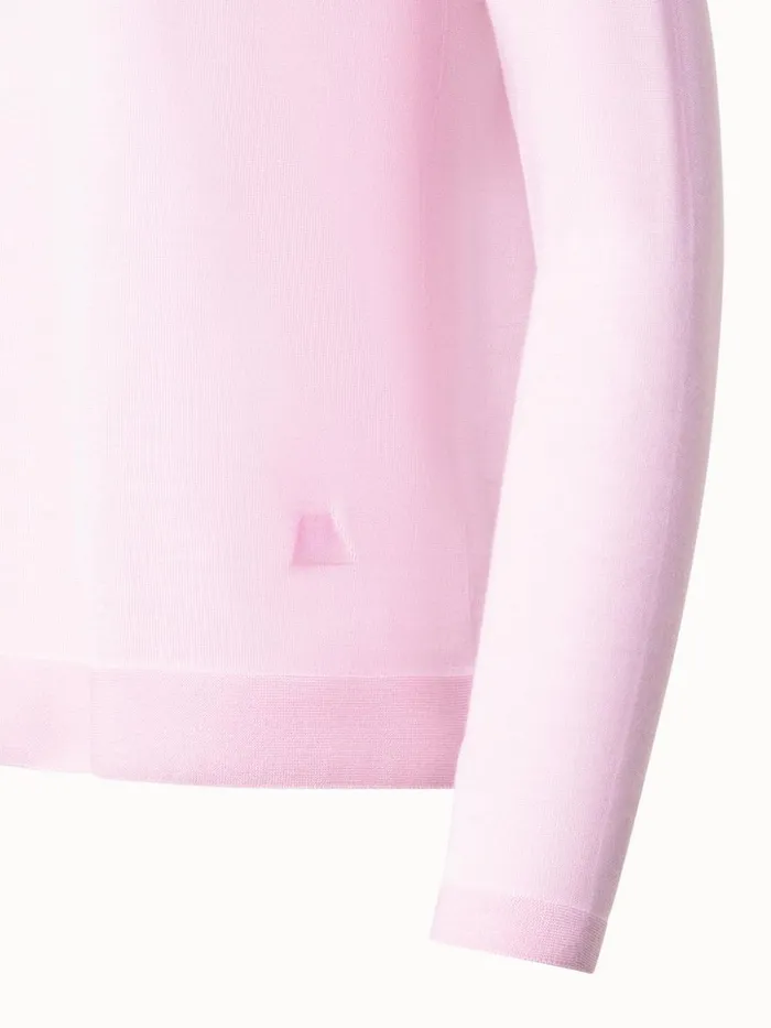 Seamless Cashmere Silk Knit Sweater Lotus Women Akris Knitwear