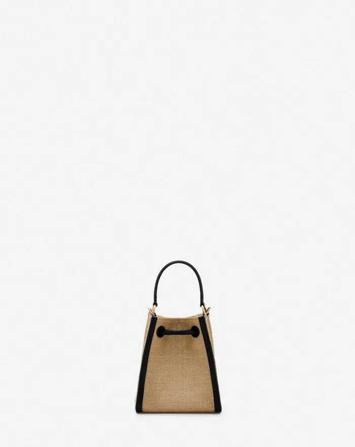 Sequence Hobo Nano Raffia Bag Naturalblack Women Lanvin Crossbody Bags and Shoulder Bags Sequence Hobo Nano Raffia Bag Naturalblack Women Lanvin Crossbody Bags and Shoulder Bags