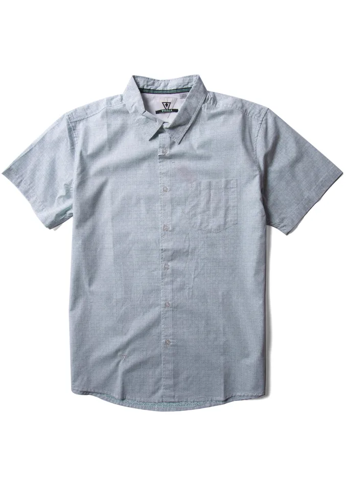 Shirts and Flannels Vissla Men Daybreak Eco Ss Shirt Ice Pack