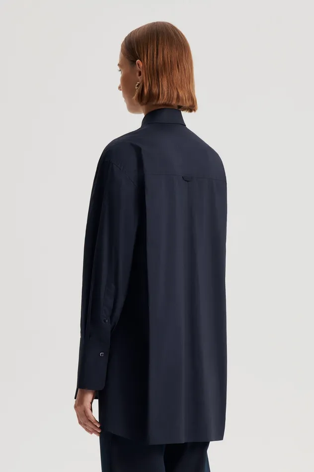 Shirts PARACHUTE COTTON SHIRT NAVY Scanlan Theodore Women