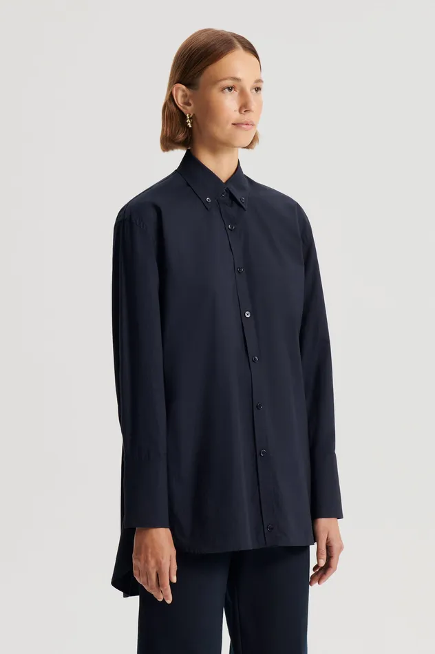 Shirts PARACHUTE COTTON SHIRT NAVY Scanlan Theodore Women